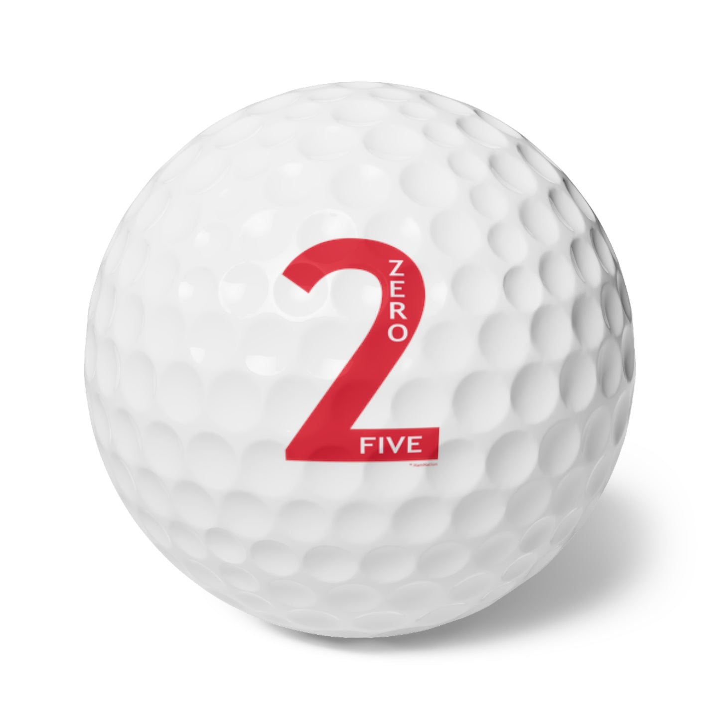 2-0-5 Golf Balls, 6pcs