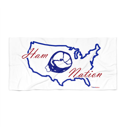 Ham Nation Beach Towel
