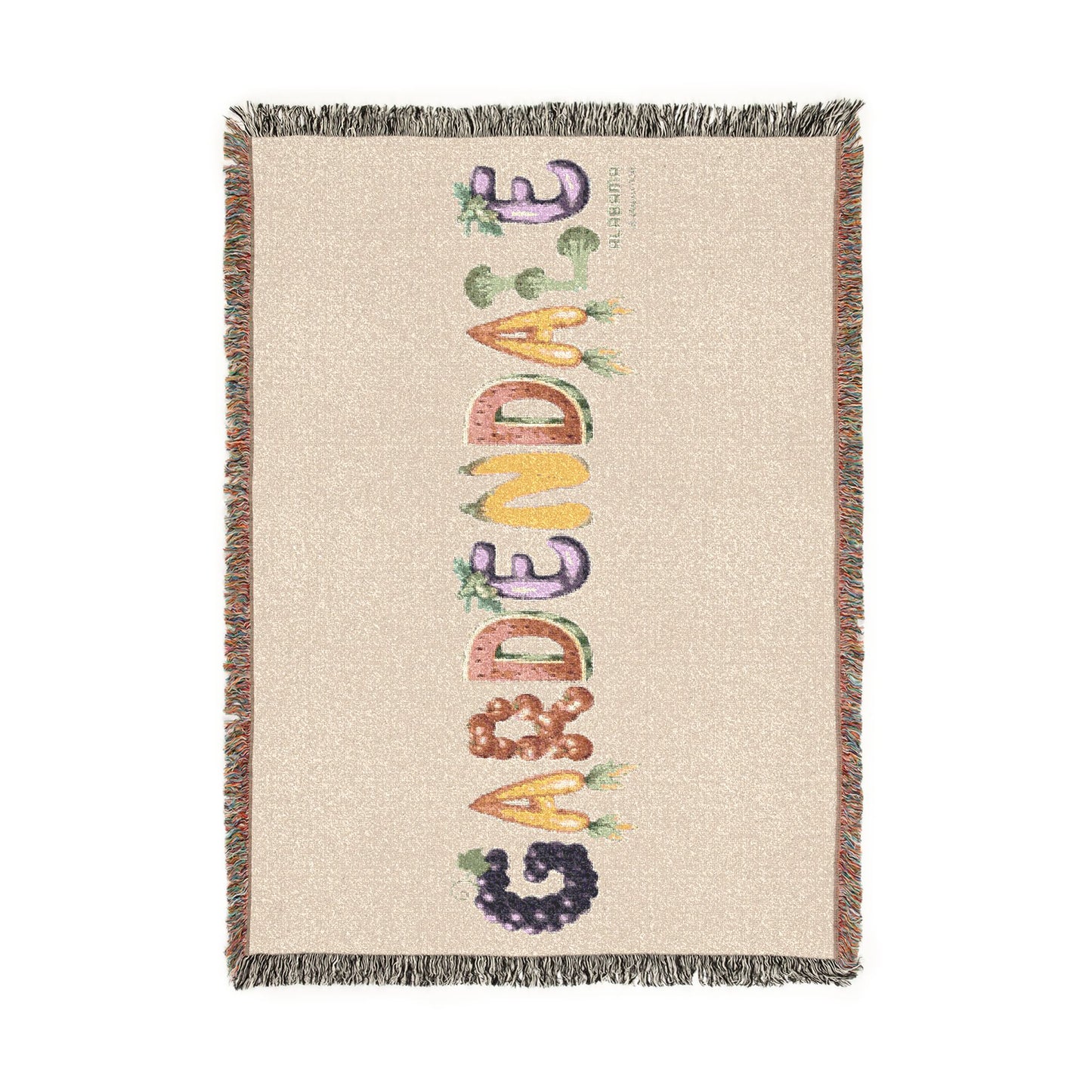 Gardendale Floral Woven Blanket — Cozy Garden-Inspired Throw