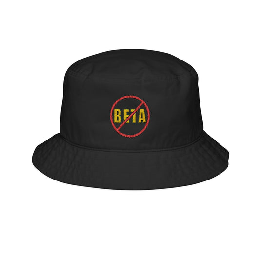 No Beta Males Embroidered Bucket Hat