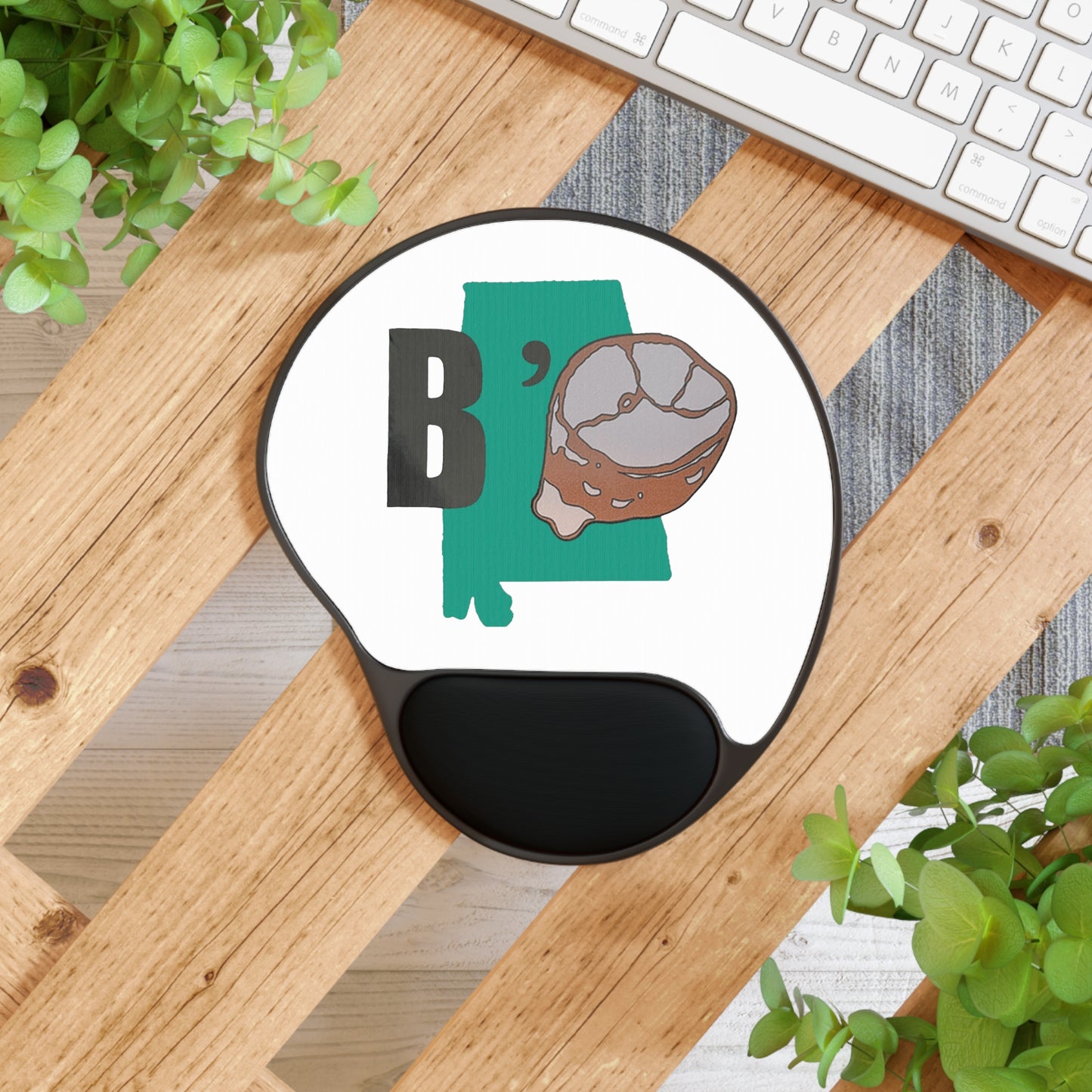 B'Ham Mouse Pad with wrist rest