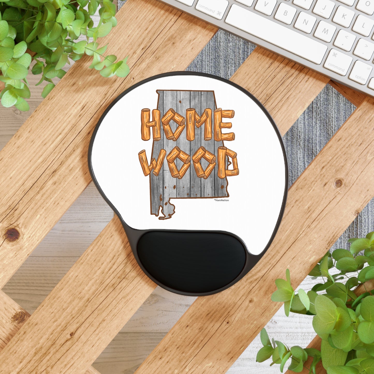Homewood, Alabama Mouse Pad With Wrist Rest