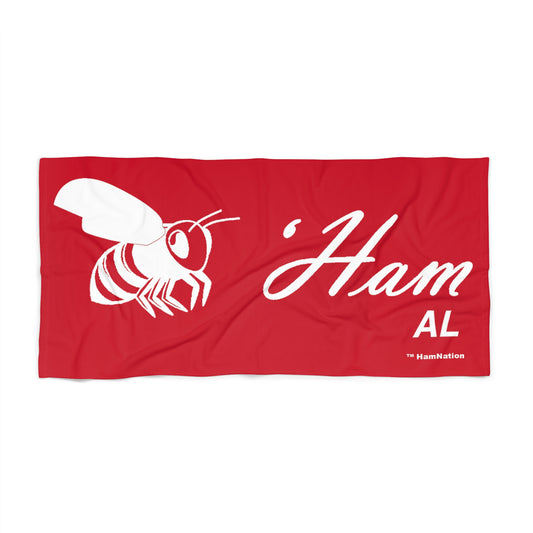 Bee-Ham Beach Towel
