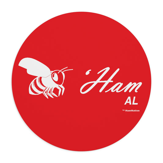 Bee-Ham Round Mouse Pad