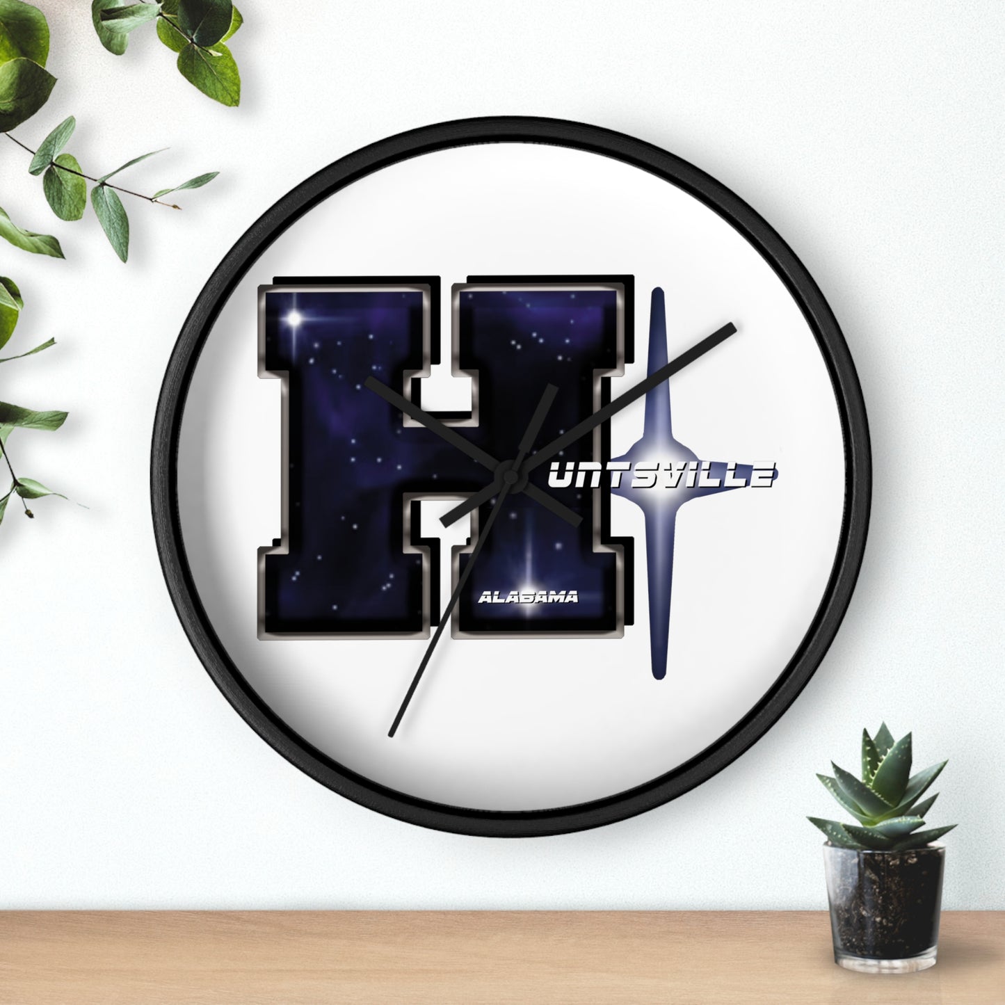 Huntsville, Alabama Wall Mounted Clock