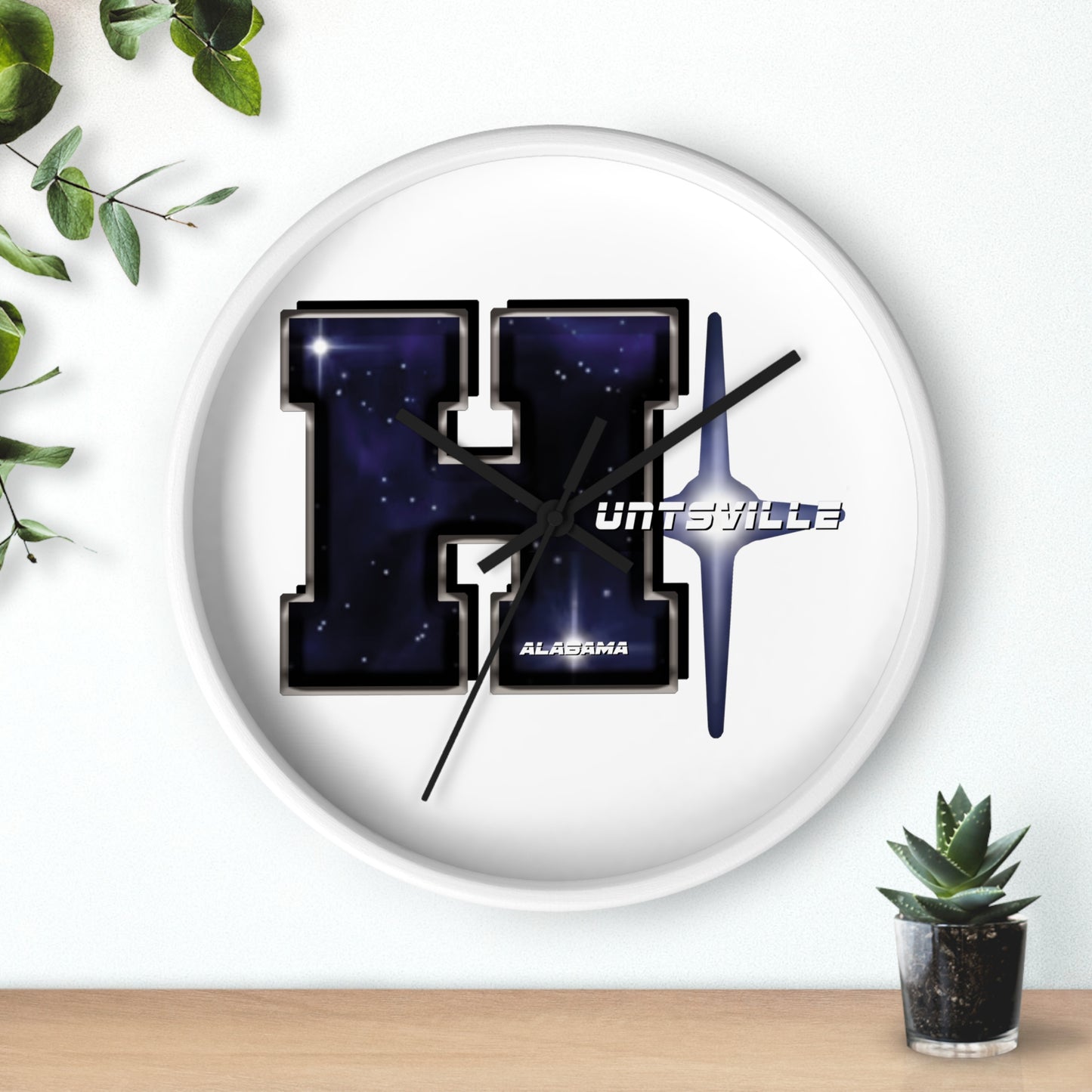 Huntsville, Alabama Wall Mounted Clock
