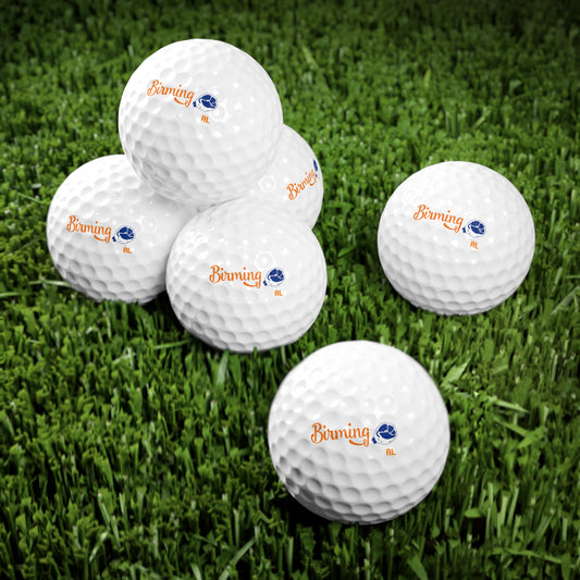 Birming-HAM Golf Balls, 6pcs