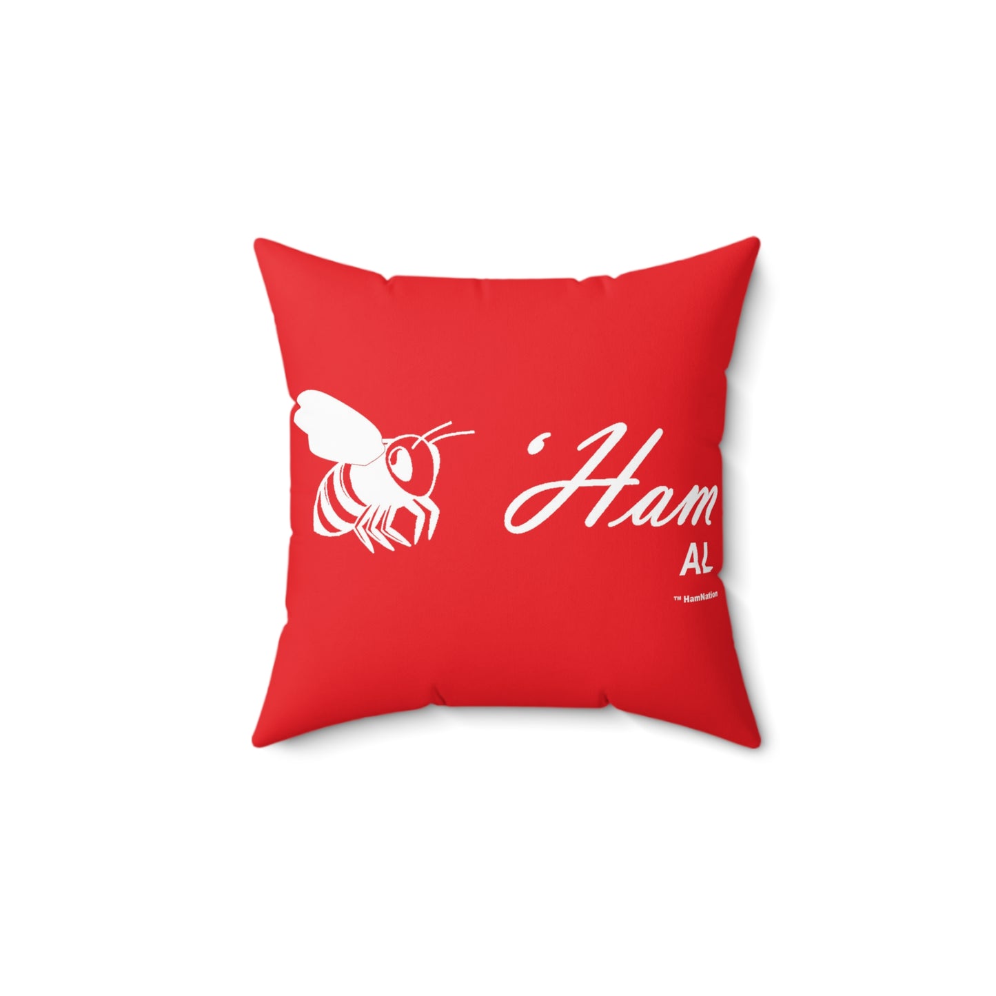 Bee Ham Throw Pillow