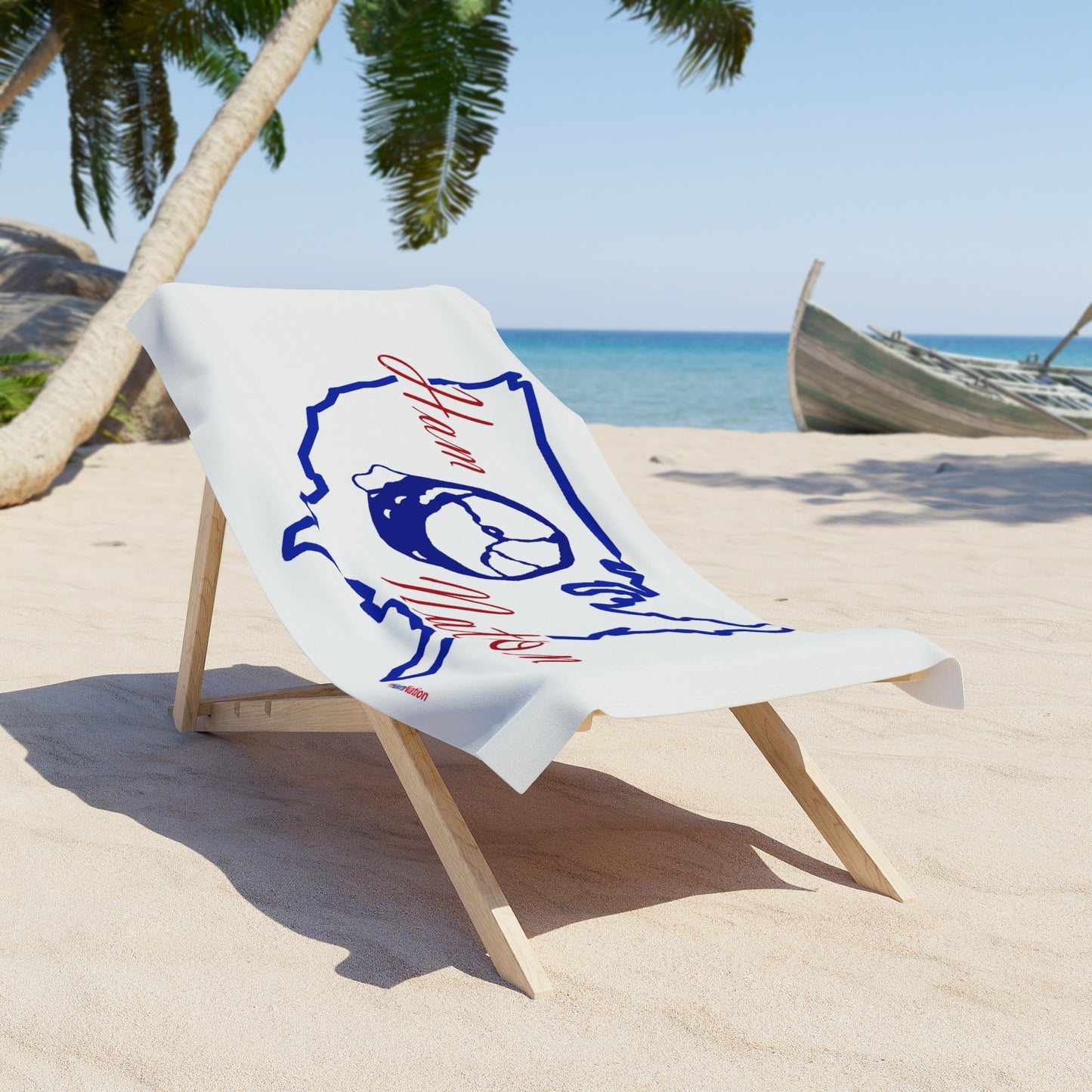 Ham Nation Beach Towel