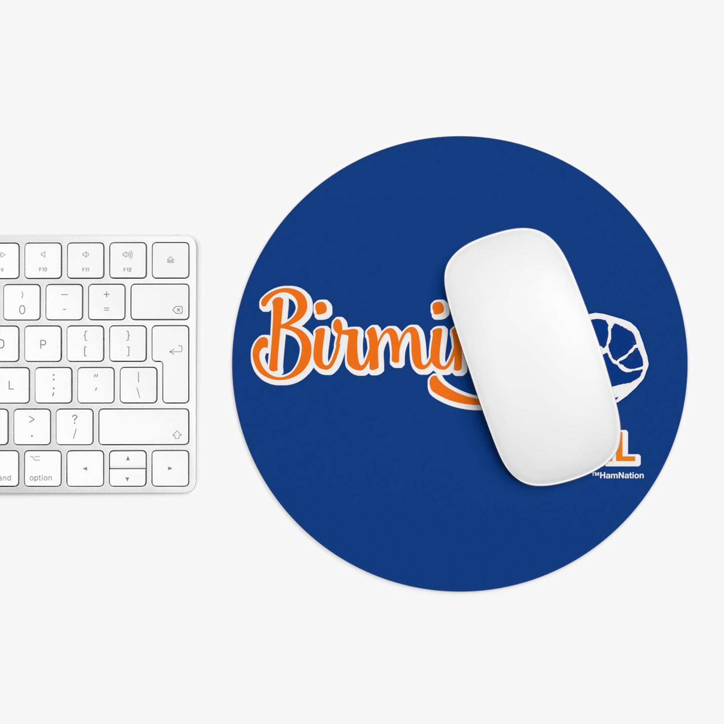 Birming-HAM Round Mouse Pad