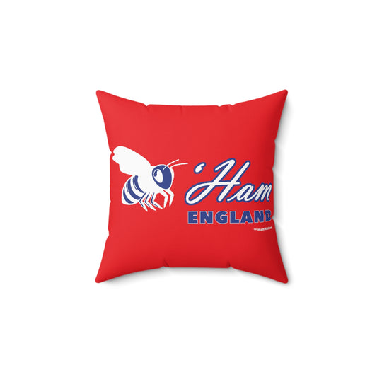 Bee-Ham England Throw Pillow