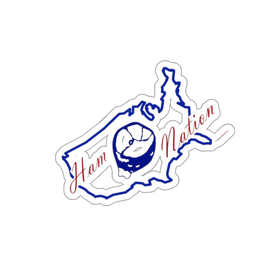 Ham Nation Die-Cut Stickers - Vibrant, Fun Decals for Home & Office