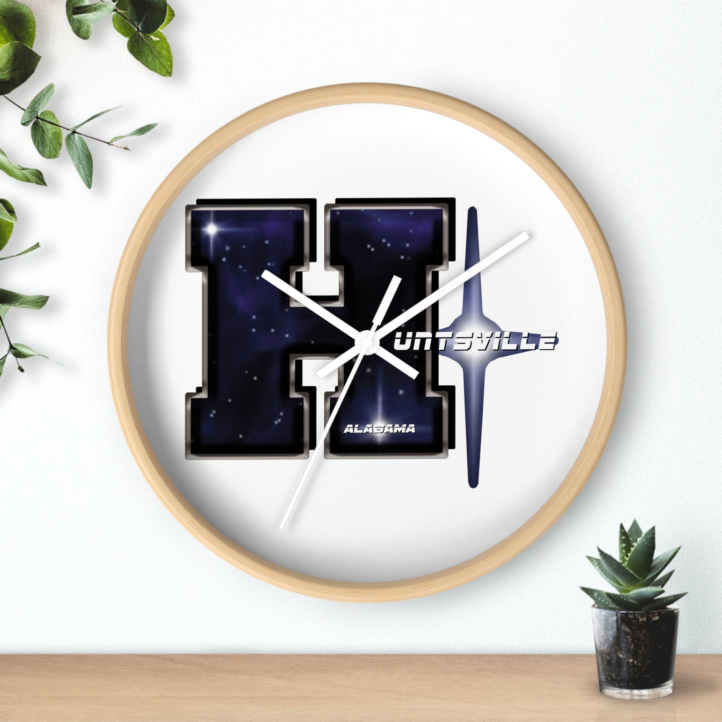Huntsville, Alabama Wall Mounted Clock