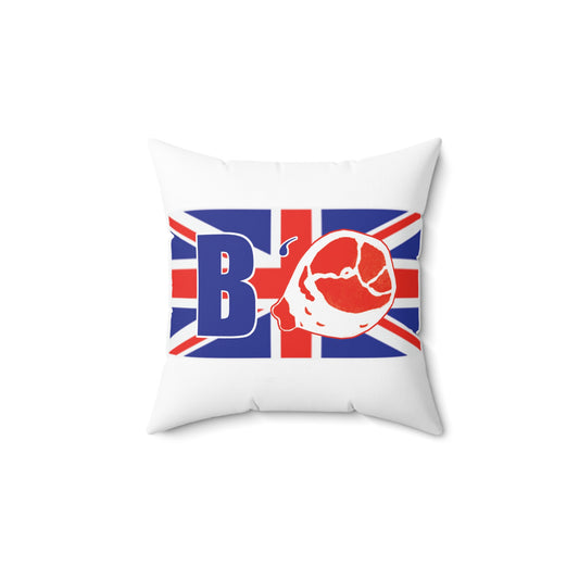 B'Ham England Union Jack Throw Pillow