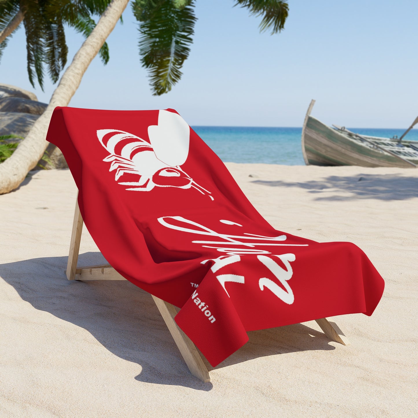Bee-Ham Beach Towel
