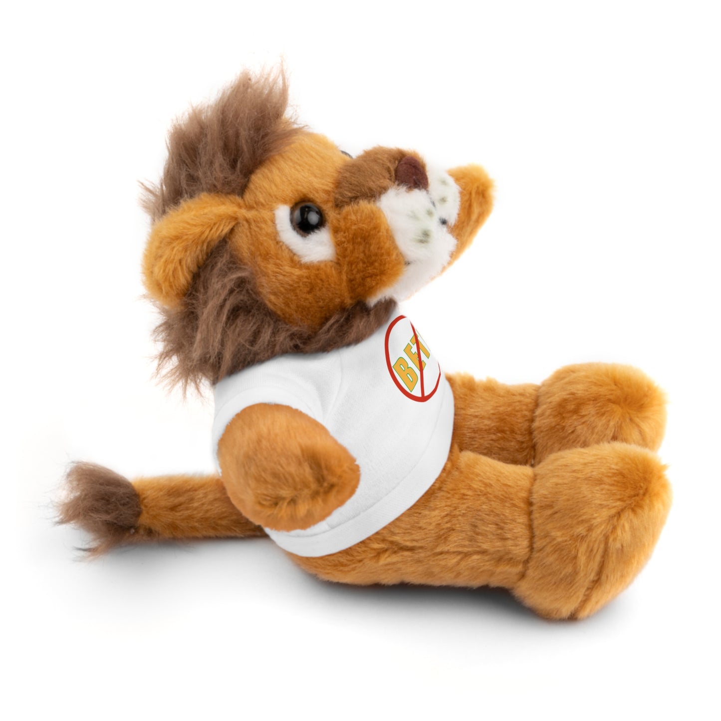 "No Beta Males" Stuffed Lion