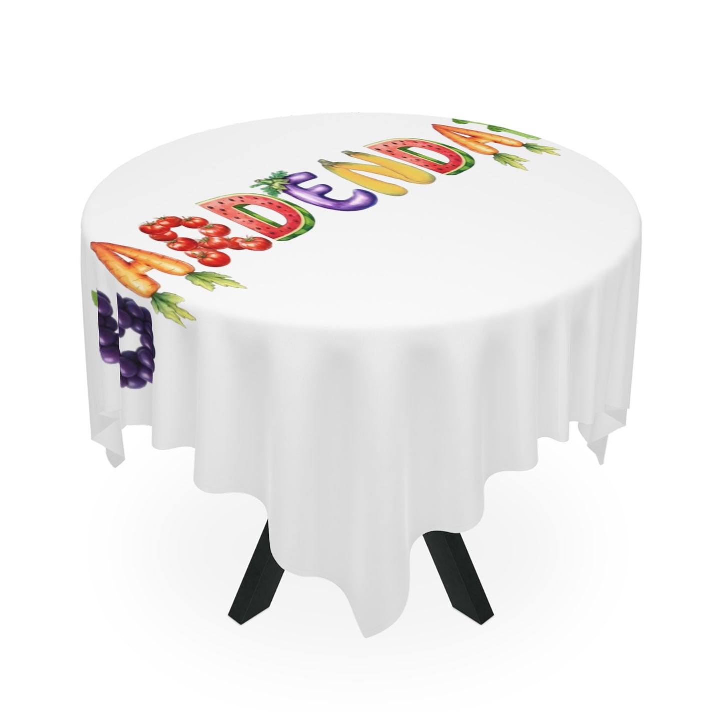 Gardendale Tablecloth — Colorful Vegetable & Fruit Kitchen Table Cover