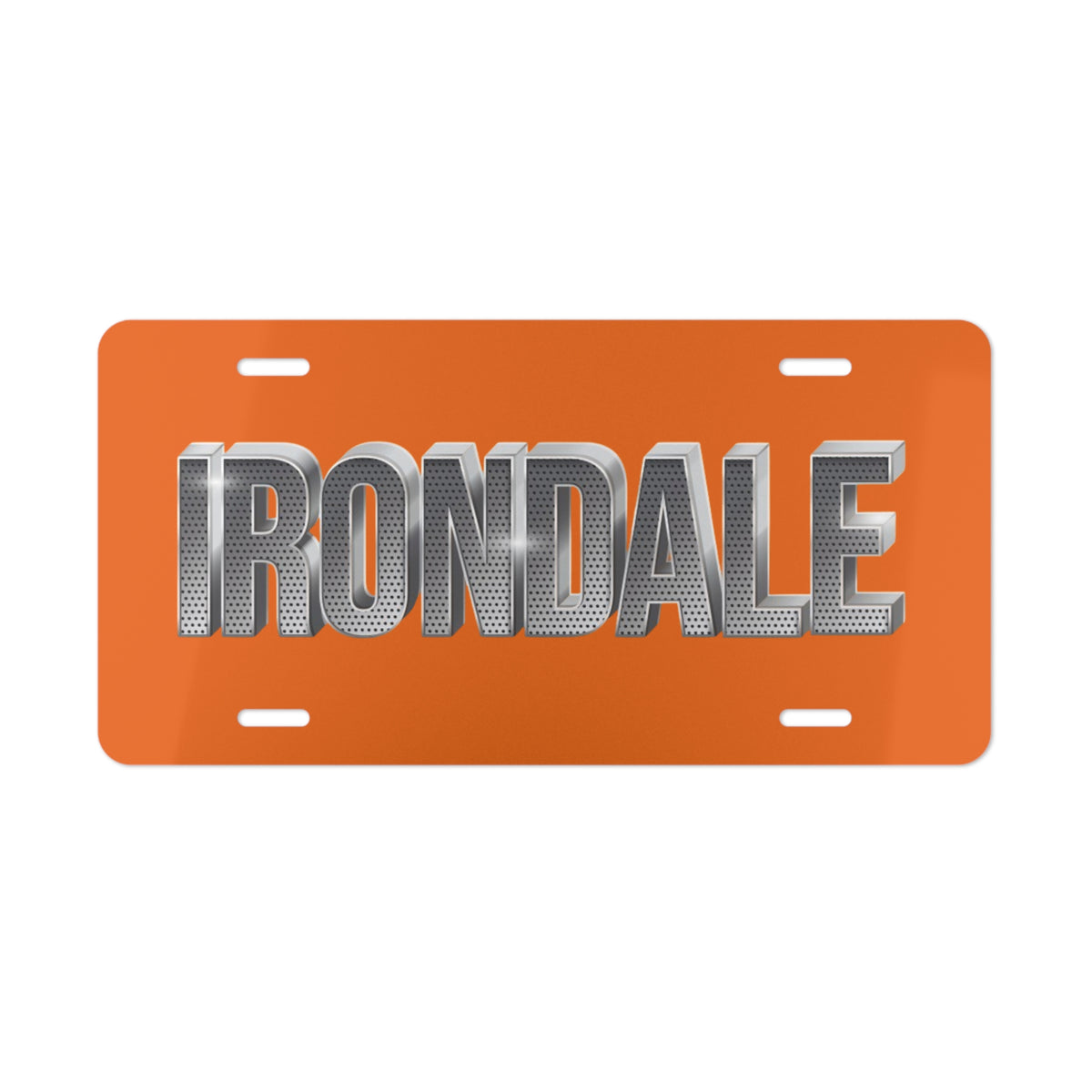 Irondale Vanity Plate