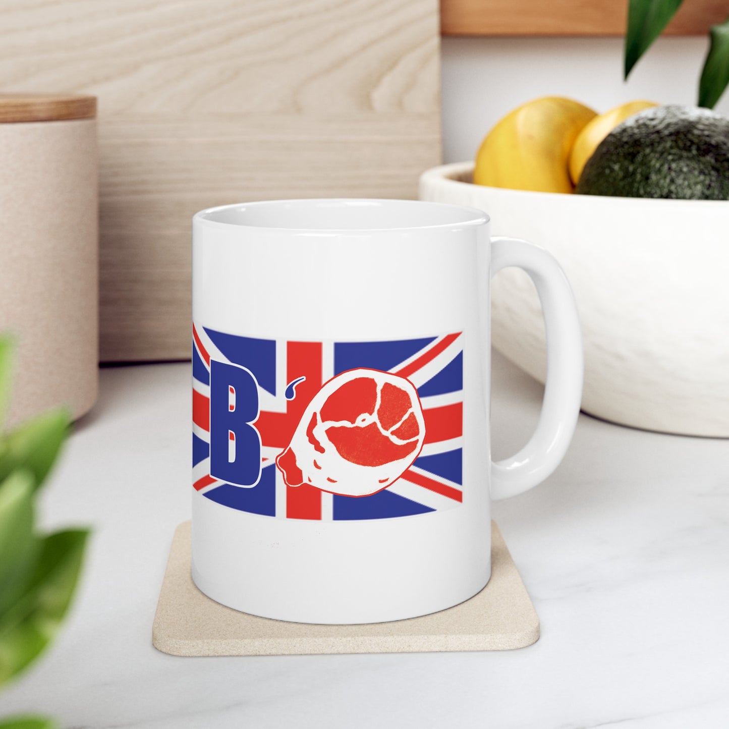 B'ham England Union Jack Coffee Cup