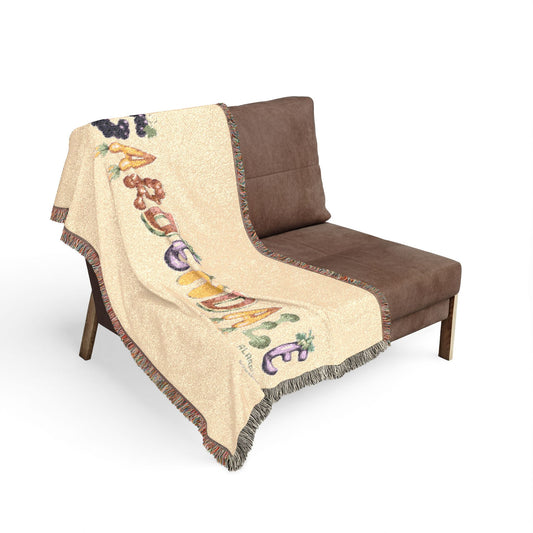 Gardendale Floral Woven Blanket — Cozy Garden-Inspired Throw