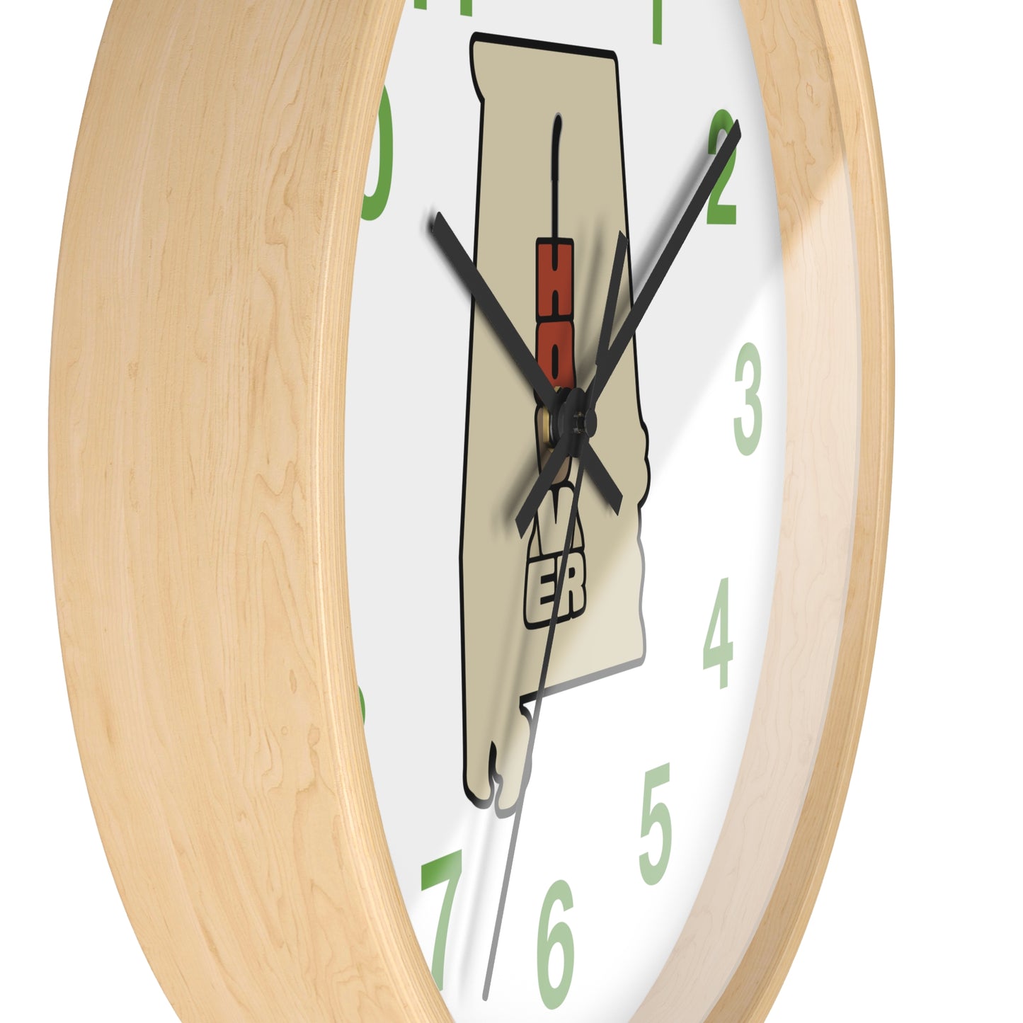 Home State; Hoover, Alabama Wall Clock