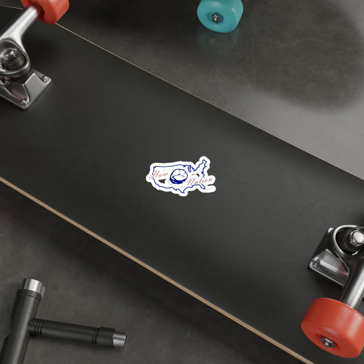 Ham Nation Die-Cut Stickers - Vibrant, Fun Decals for Home & Office
