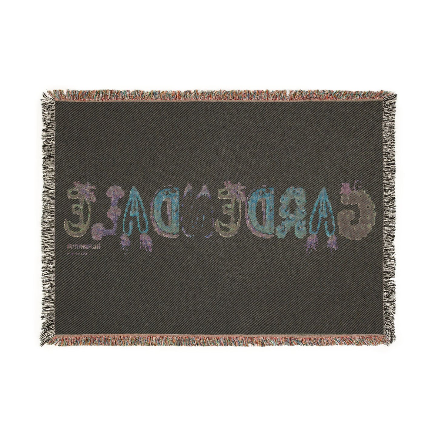 Gardendale Floral Woven Blanket — Cozy Garden-Inspired Throw