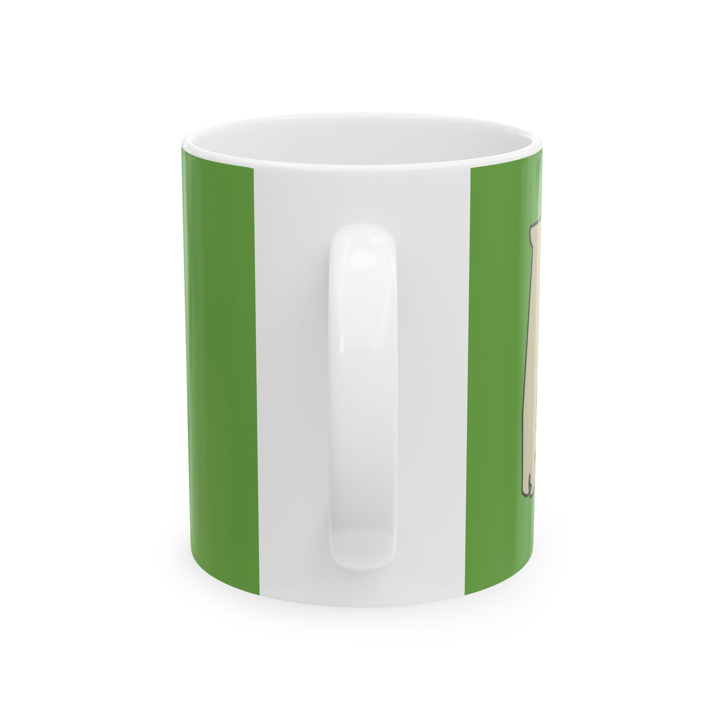 Hoover, Alabama Charming Green Ceramic City Mug