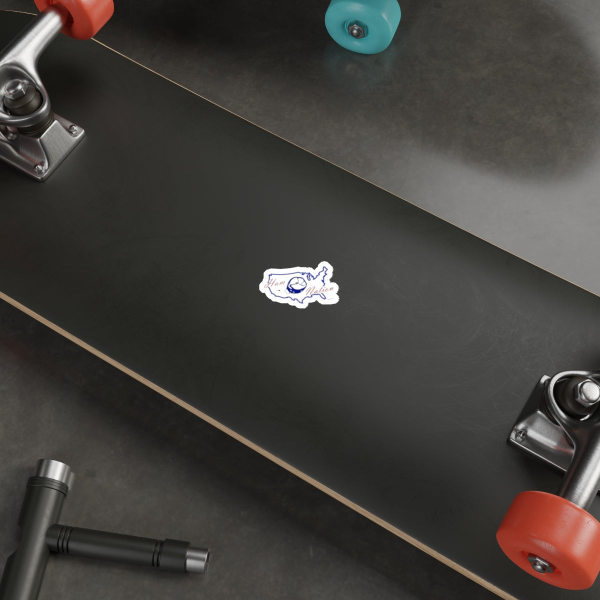 Ham Nation Die-Cut Stickers - Vibrant, Fun Decals for Home & Office