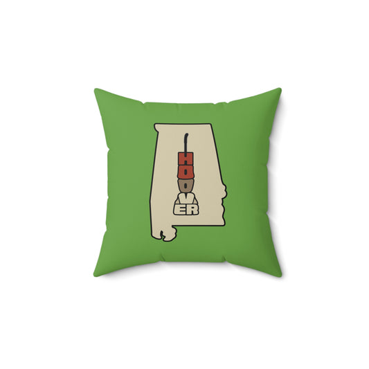 Cozy, Hoover, Alabama Square Pillow