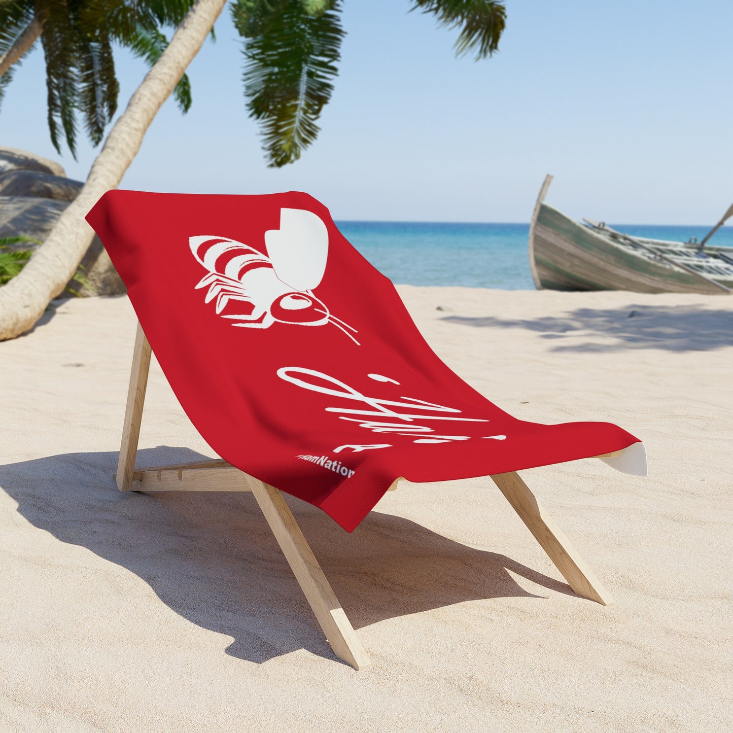 Bee-Ham Beach Towel